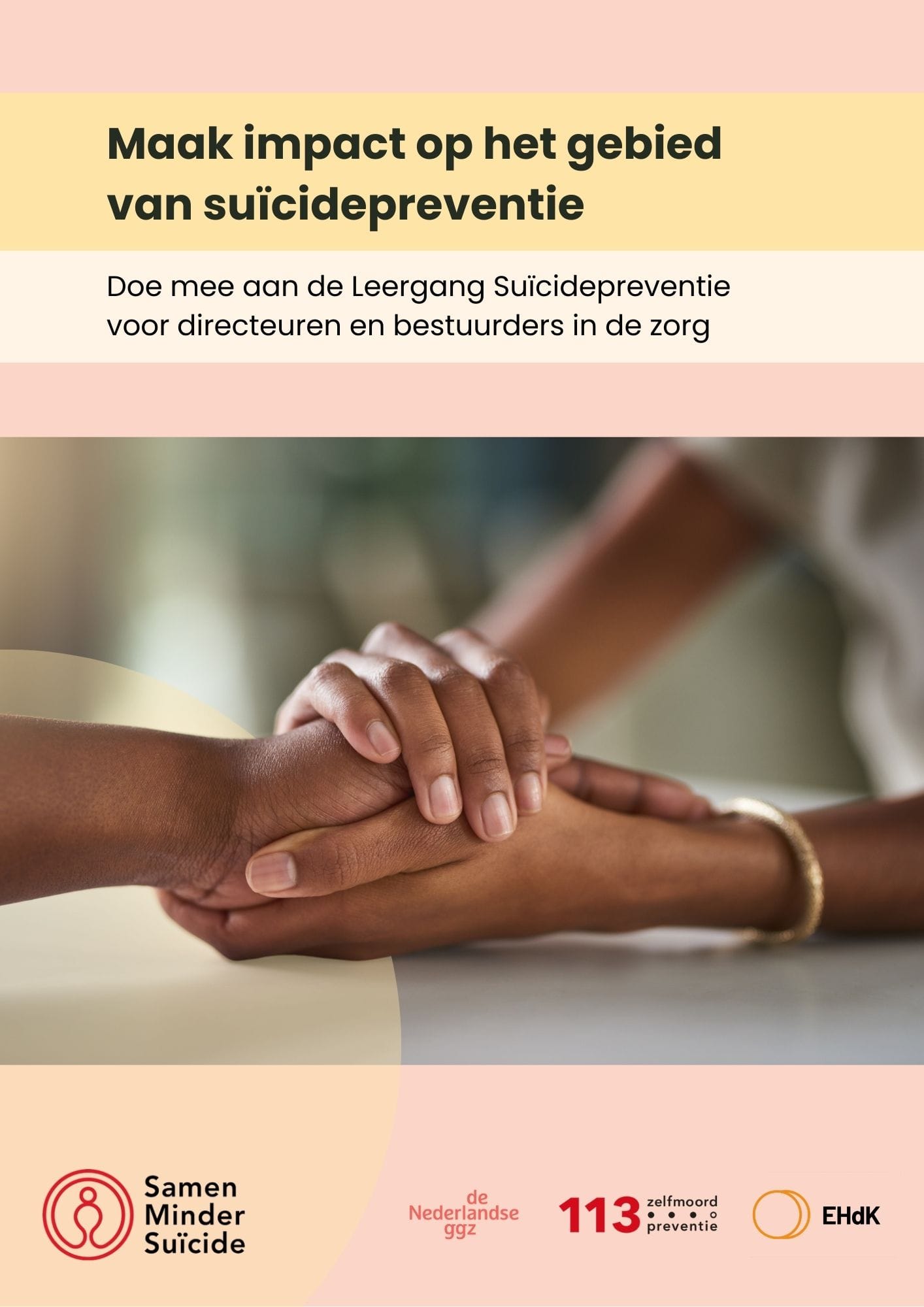 Brochure leergang suïcidepreventie